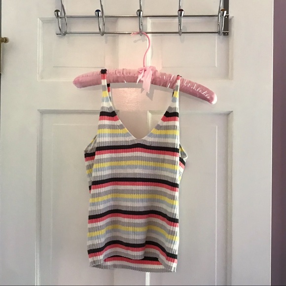 Express Striped Tank Top - M Size - Picture 2 of 5
